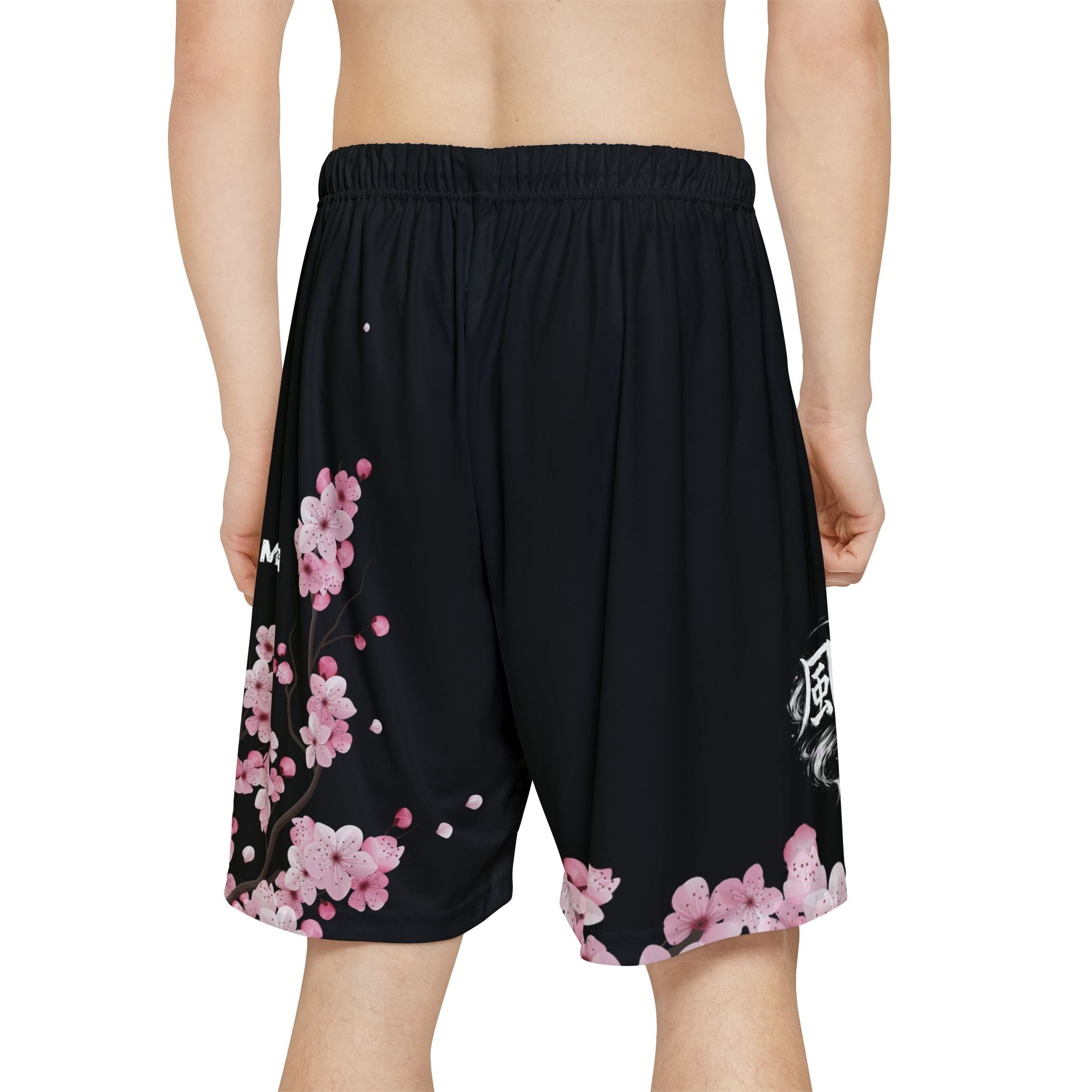 Cherry Blossom Athletic Shorts — Japanese Sakura Print Men’s Sports Shorts