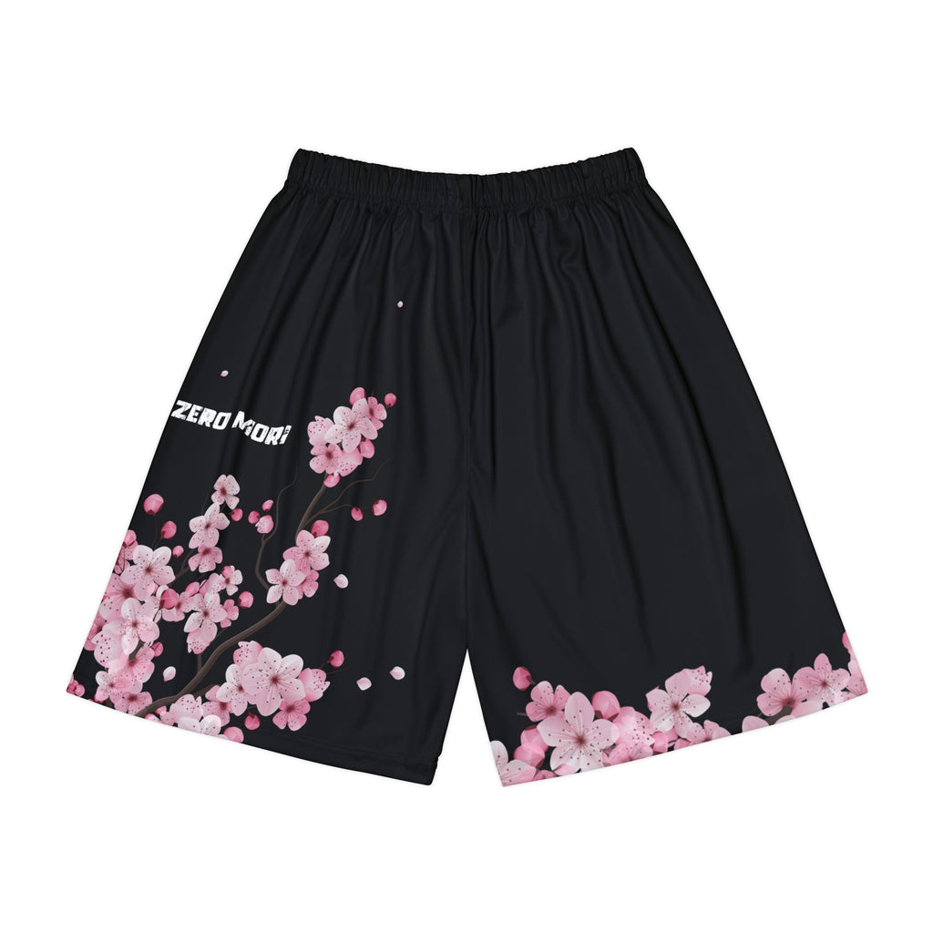 Cherry Blossom Athletic Shorts — Japanese Sakura Print Men’s Sports Shorts