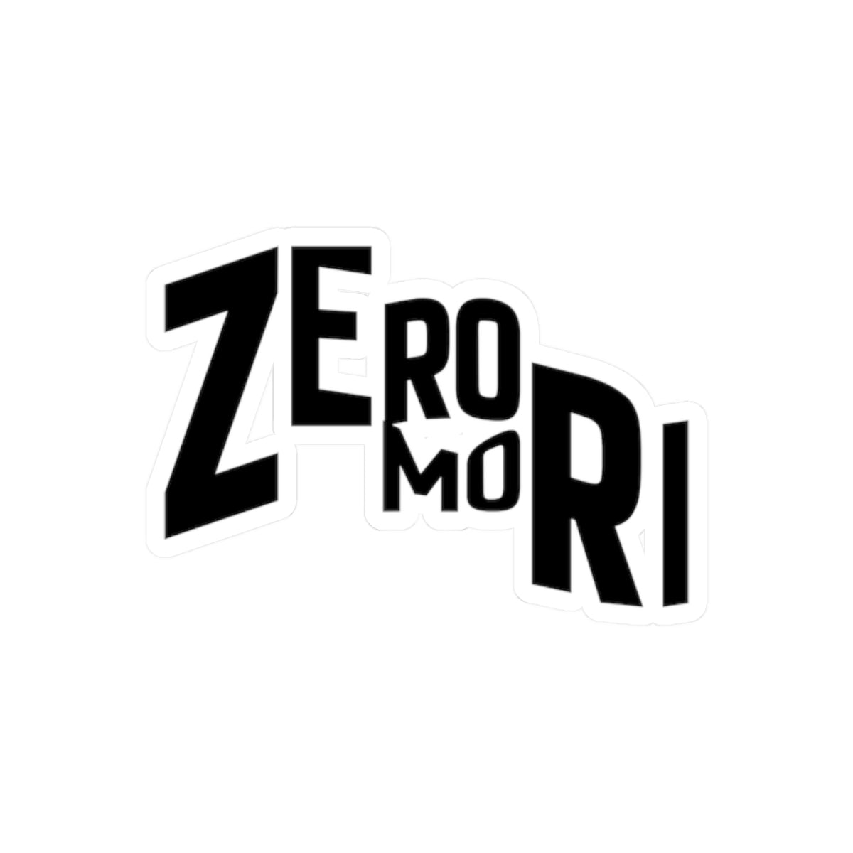 Zero Mori Logo Sticker — Kiss-Cut Vinyl Laptop Decal