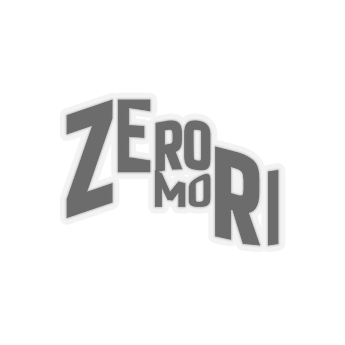 Zero Mori Logo Sticker — Kiss-Cut Vinyl Laptop Decal